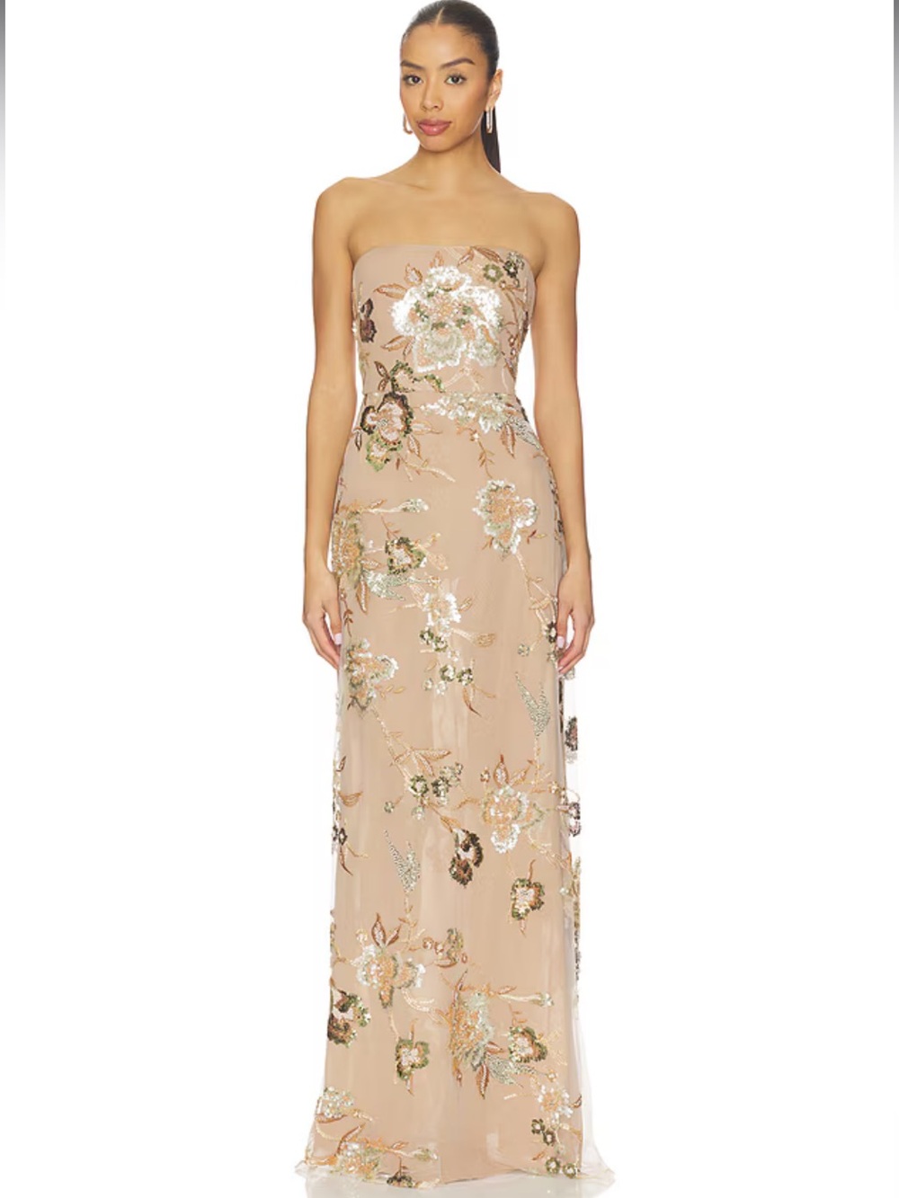 Sau Lee pippa strapless sequin gown